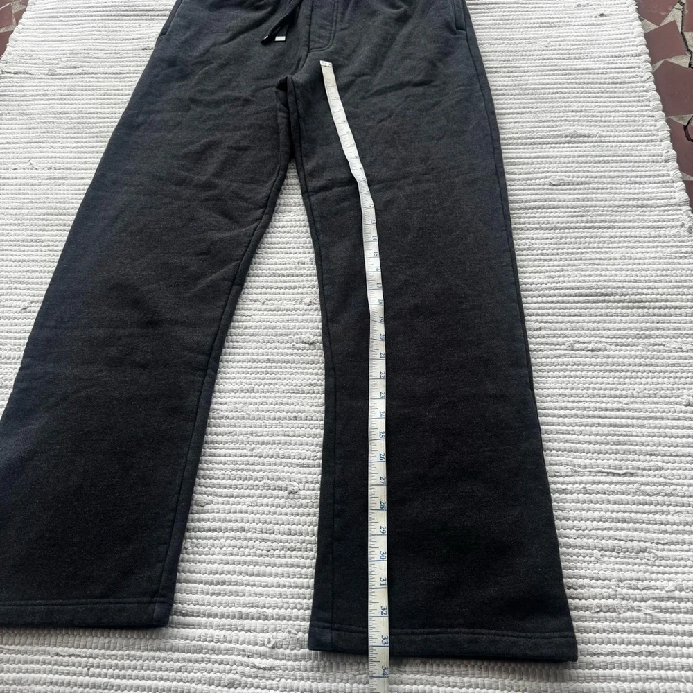 Talentless Men’s Heather Straight Leg Sweatpants – Charcoal Heather L Fleece